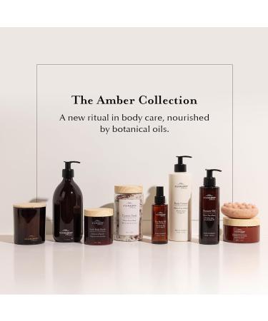 A La Maison Amber Collection Starter Kit - Shower Oil + Body Scrub + Body Butter Fresh Mint & Verveine Gently Exfoliates & Softens Skin French Formula Plant-Based - Buy Online on GoSupps.com