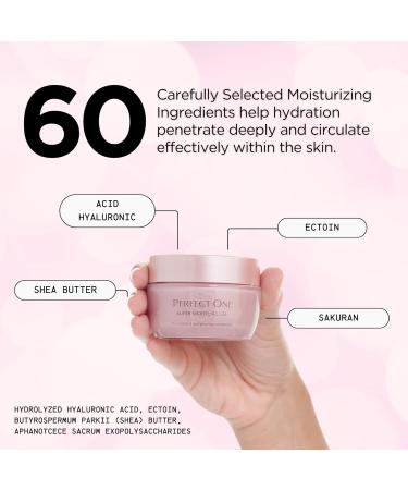 PERFECT ONE Super Moisture Gel - Japanese Facial Cream with Collagen & Hyaluronic Acid | Multi-Use Skincare for All | 1.76 oz (50g) | International Shipping Available - Buy Online on GoSupps.com