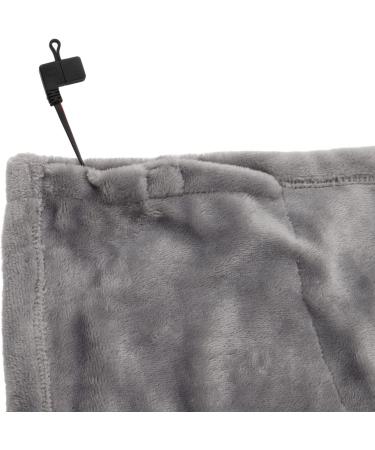 Zerodis Electric Heated Blanket - Soft Cozy Fast Heating Throw for Office & Camping (Light Gray) - Buy Online on GoSupps.com