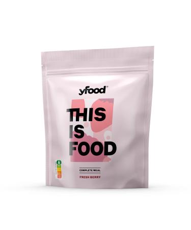 Yfood powder Fresh Berry delicious drinking meal for on the go this is food powder 25g protein 17 meals 26 vitamins and minerals 1.5kg bag taste berry - Buy Online on GoSupps.com