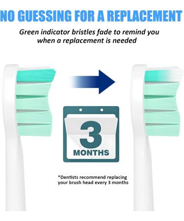 8 Pack Replacement Brush Heads for Philips Sonicare Electric Toothbrush - Compatible with Snap-on Phillips Sonic Care - Dental Care Accessory - Buy Online on GoSupps.com