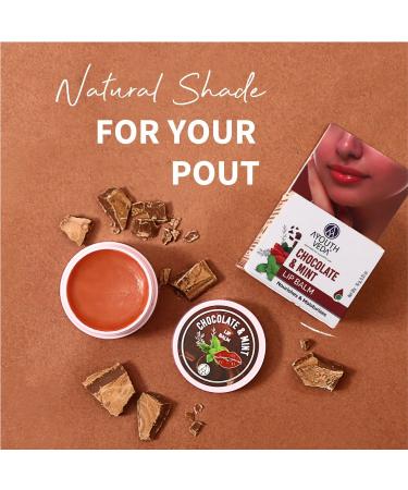 Chocolate & Mint Lip Balm for Men & Women | Nourishing Vitamin E Balm for Chapped Lips | Heals Dry Cracked Lips | Moisturizer with Almond & Olive Oil (10gm - Buy Online on GoSupps.com