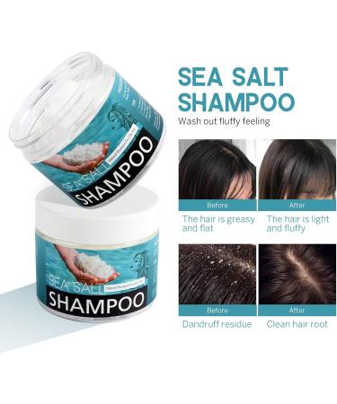  Hppsctink Sea Salt Shampoo 200ml Anti-dandruff shampoo Refreshing anti-dandruff shampoo Nourishing shampoo for scalp treatment shampoos - Buy Online on GoSupps.com