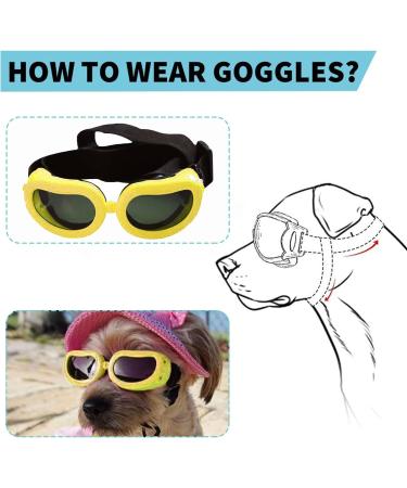 Shop UV Protection Dog Sunglasses | Adjustable Sunglasses for Dogs & Cats | Sun & Wind Eye Protection - Buy Online on GoSupps.com
