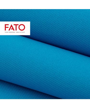 FATO Disposable Paper Napkins - Soft & Gentle 40 Pack 38x38 cm Turquoise 2-Layer 100% Pure Cellulose FSC Certified - Buy Online on GoSupps.com