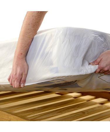 NRS Healthcare M92867 Waterproof Mattress Cover | Double Full Mattress Protector - Durable & Secure Protection - Buy Online on GoSupps.com