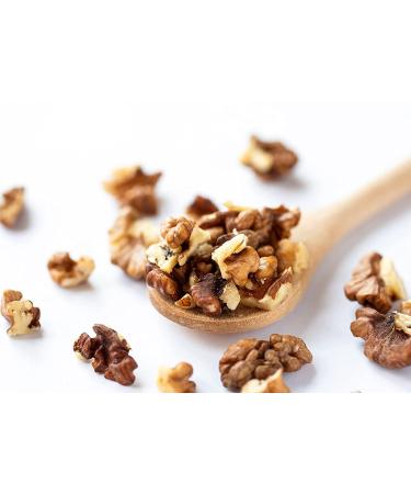 Premium California Walnut Pieces 4 lbs - Non-GMO, Raw, Unsalted, Vegan | Bulk Keto Snack with Protein & Iron - Perfect for Salads, Desserts, Ice Cream - Made in USA - Buy Online on GoSupps.com