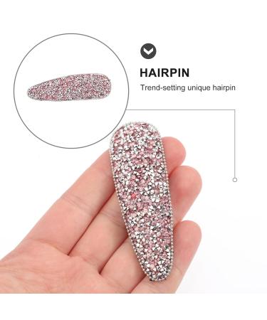 Buy Lurrose Rhinestone Snap Hair Clips - 5 Decorative Crystal Alligator Barrettes for Parties & Weddings - Buy Online on GoSupps.com
