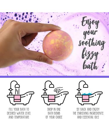 LotFancy 6 Pack Bath Bombs for Kids with Toys - Organic Bubble Bath Fizzies with Natural Oils - Fun Surprise Inside - Great for Boys and Girls - Kid Birthday Gifts - Buy Online on GoSupps.com