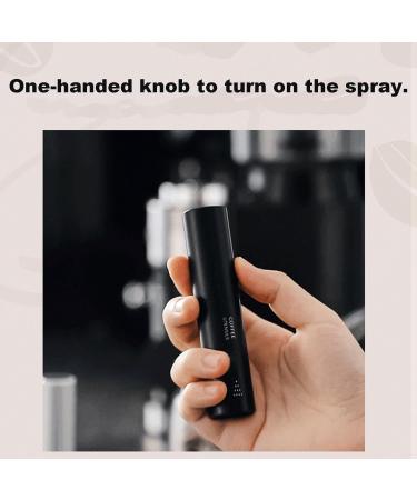 Coffee Bean Spray Bottle | 10ml Portable Water Atomizer for Coffee Beans Refillable Perfume Atomizer Coffee Bar Accessories Small Spritz Bottle for Cocktails Espresso Coffee Black - Buy Online on GoSupps.com