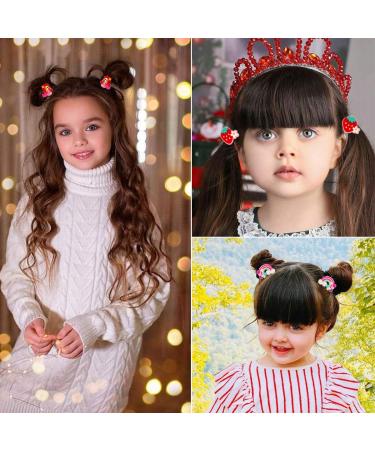 YASUNMI 24pcs Girls Elastic Hair Ties - Cute Cartoon Ponytail Holders for Kids, Toddlers, Teens - Hair Accessories for Girls - Buy Online on GoSupps.com
