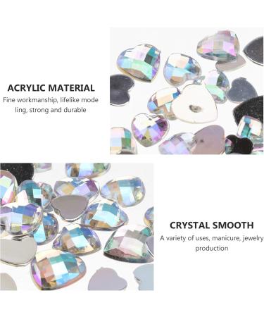 Minkissy 1 Set Nail Drill Nail Gems Stones Gems for Nails Pink Nails with Rhinestones 3d Nail Art Diamond Heart Stones and Crystals Nail Charms Nail Jewels Decor Manicure Acrylic Colorful - Buy Online on GoSupps.com
