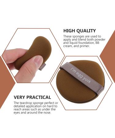 FRCOLOR 12pcs Makeup Puff Set - Versatile Powder Application Sponges for Foundation & Travel | Hydrophilic Polyurethane Pads for Wet & Dry Use - Buy Online on GoSupps.com