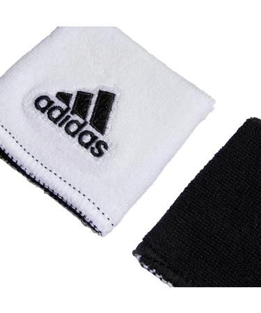 adidas Interval Reversible Wristband White/Black - Unisex-Adult, One Size - Buy Online on GoSupps.com
