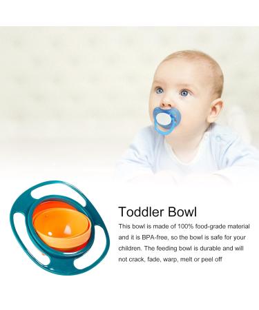 Magic Gyro Bowl for Babies - 360 Rotating Spill-Proof Feeding Bowl with Lid | Creative & Cute Design for 6+ Months - Buy Online on GoSupps.com