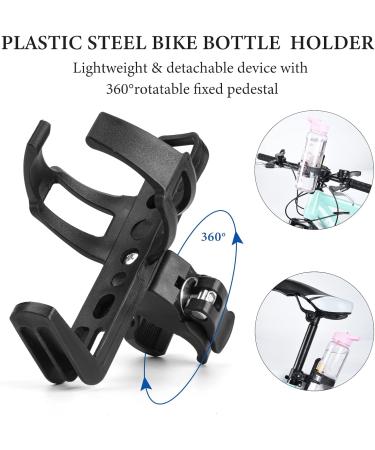 Joeleli Bicycle Water Bottle Holder & Coffee Cup Rack - Adjustable Cycle Beverage Holder for Bikes & Motorcycles - Buy Online on GoSupps.com