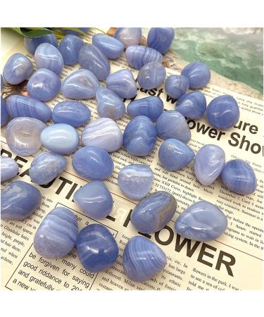 Natural Crystal Rough 100g Natural Blue Lace Agate Chalcedony Stones Bulk Tumbled Polished Gemstone Natural Quartz Crystals Home Decoration ERTEYIN - Buy Online on GoSupps.com