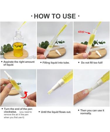 6pcs 3ml Empty Cuticle Oil Pens | Twist Pens with Brush Tip | Nail Oil & Lip Gloss Applicators | DIY Cosmetic Containers - Buy Online on GoSupps.com