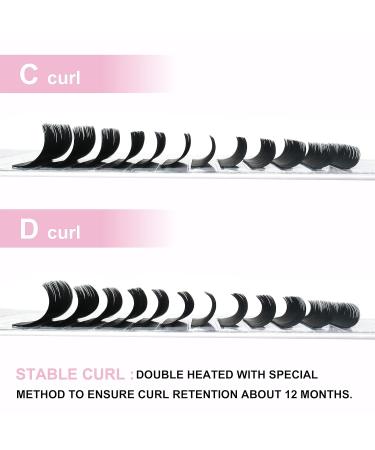 Premium Single Eyelashes - 1:1 D Curl Extensions (8-15mm) | International Shipping - Buy Online on GoSupps.com