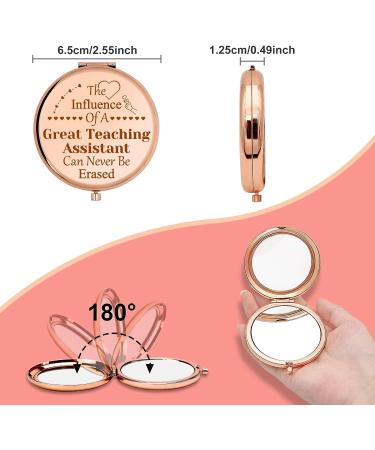 Teacher Appreciation Gift Compact Makeup Mirror - Perfect Teacher's Aide, Graduation, Retirement Gift - Buy Online on GoSupps.com