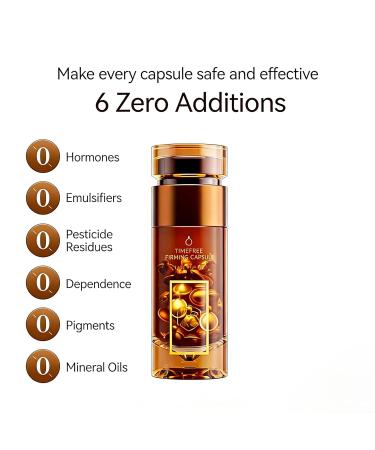 RSAS Time-Free Firming Capsule Essence Oil - Anti-Aging Face Oil with 4 Rare Plant Extracts & 8 Peptides for Deep Wrinkle Reduction Skin Tightening & Hydration - Buy Online on GoSupps.com