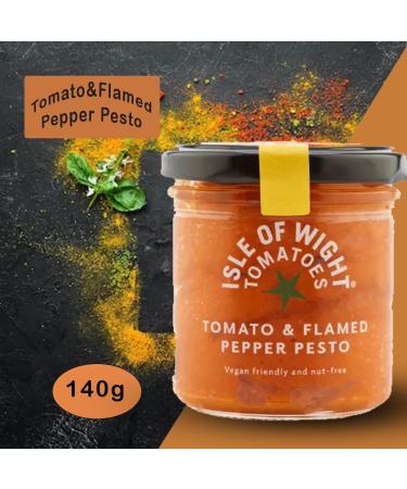 Isle of Wight Tomatoes Sauce Jam & Pesto Jar Pick N Mix | Create Custom Sauces Combo with 8 Flavours | Shakshuka Makhani Pizzaiola Roasted Smoked Flamed Pepper Pesto Chilli-Jam - Pack of 6 - Buy Online on GoSupps.com
