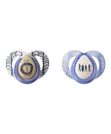 Tommee Tippee BPA-Free Silicone Pacifiers 2-Count | 6-18m | Symmetrical Design | Colors Vary - Buy Online on GoSupps.com