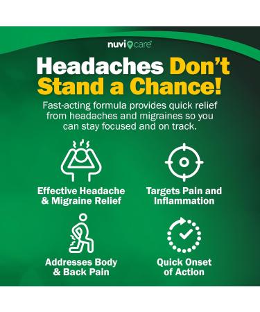 Headache Relief: Acetaminophen 250 mg Aspirin 250 mg & Caffeine 65 mg - Compare to Excedrin Extra Strength - 100 Caplets - Buy Online on GoSupps.com