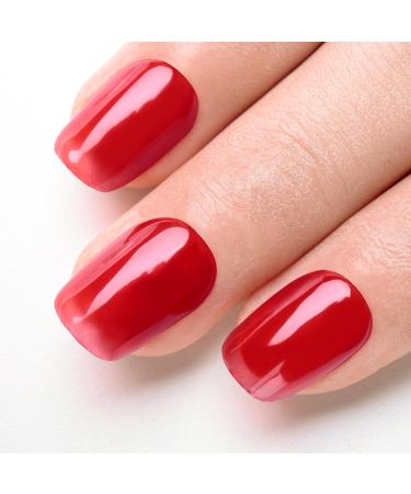 Imtiti Jelly UV Gel Nail Polish 15 ml Jelly Red Transparent Gel Nail Polish UV LED Soak Off Nail for Autumn and Winter - Buy Online on GoSupps.com