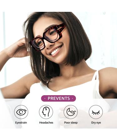 LVIOE Blue Light Filter Glasses - Reduce Eye Strain for Gaming & Everyday Use | Perfect for Glasses & Non-Glasses Wearers - Buy Online on GoSupps.com