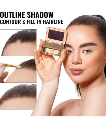 Oulac Eyebrow Palette 2 in 1 Waterproof Eyebrow Gel Long Lasting Eyebrow Powder Filling Fibers for Dense Color Long Lasting Result with Brush Mirror Taupe 04 Taupe - Buy Online on GoSupps.com