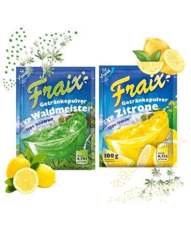 Fraix FRAIX Waldmeister Powdered Drink + Lemon (50 combinations) (25 x 100g each) fruity and refreshing With vitamin C