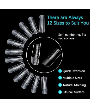 VNJAOI 120 Polical Breation Gel - Dual Nail Shapes for Perfect Nail Extensions | Coffin Nail Builder for DIY & Salon Gel Manicure - Buy Online on GoSupps.com