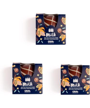 Gnaw Hot Chocolate Bomb Gift Set Rich Milk Chocolate Hot Chocolate Gifts For Any Special Occasion Set Of 3 Hot Chocolate Gifts Add Warm Milk & Enjoy A Rich Hot Chocolate With Marshmallows Included - Buy Online on GoSupps.com
