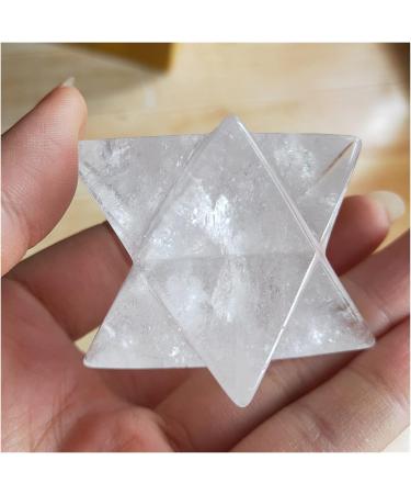 5cm Natural Clear Crystal Merkabah Pendulum Crystal Stones Merkaba Stars Pendant Jewelry Necklace Minerals Stone Crystal Reiki - Buy Online on GoSupps.com