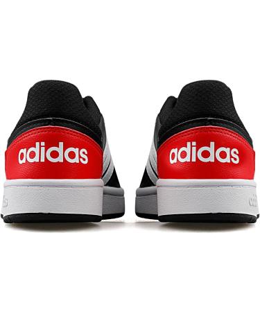 Buy adidas Unisex Kids Hoops 2.0 K Fitness Shoes - Size 38 2/3 EU - Stylish Black White & Red - International Shipping Available! - Buy Online on GoSupps.com