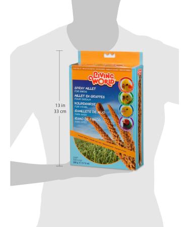 Living World 82477 Spray Millet for Birds 500gm 17.5-Ounce 500 g (Pack of 1) - Buy Online on GoSupps.com
