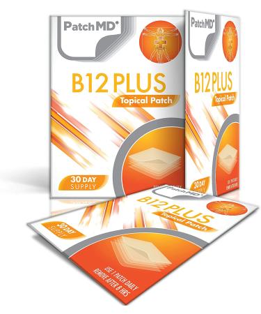 PatchMD B12 Energy Plus Patches - 30 Patches | Boost Energy Levels - Buy Online on GoSupps.com