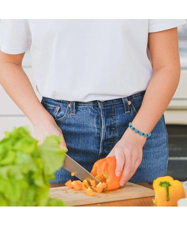 Enercoppex 99.99% Pure Copper Magnetic Bracelet for Arthritis Relief | 3500 Gauss Turquoise Therapy Jewelry for Women - Buy Online on GoSupps.com