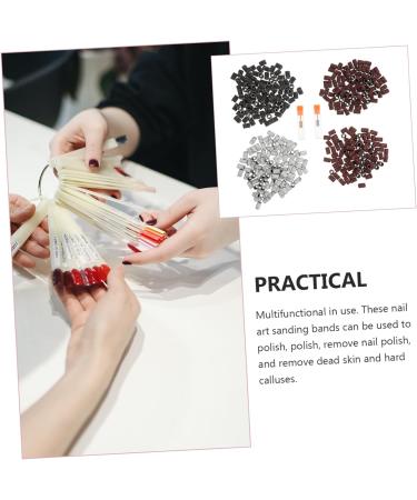 Ipetboom Faux Nails 1 Set Nail Sand Circle Cap Polisher Carbide Artificial Nails - Buy Online on GoSupps.com