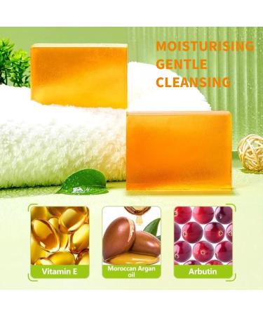Tongyend Argan Oil Soap Bar Organic Natural Soap Handmade Soap Bar Helps Acne Moisturises & Cleanses Face Cleanser Soap Bar Women & Men Liquid Soap Body Care - Buy Online on GoSupps.com
