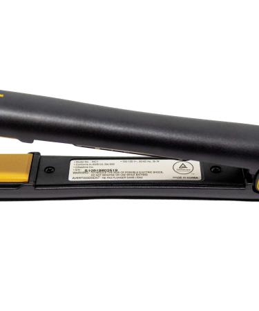 Original Medium Flat Iron 1 Inch - Black Ceramic Floating Plates for Smooth Shiny Frizz-Free Hair - 1 Year Warranty - International Shipping - Buy Online on GoSupps.com
