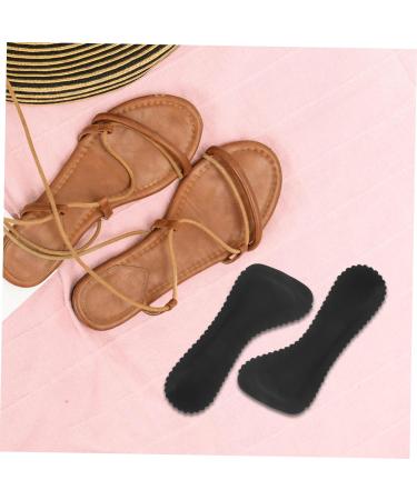 Self-Adhesive High Heel Pads - Wear-Resistant Compact Insoles | Portable Foot Pads for Comfort | Black 18.50X8.00X0.30CM - Buy Online on GoSupps.com