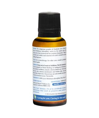 Buy Earthâ€™s Care Tea Tree Oil 1 fl oz (30 ml) - Pure & Natural Essential Oil for Skin Care - Buy Online on GoSupps.com