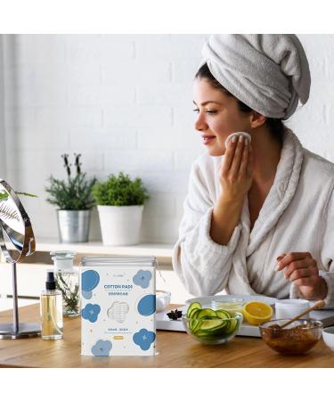 Cotton Pads For Makeup Removal - Skin-friendly Cotton Cosmetic Wipes Makeup Remover For Foundation Blush Concealer Lipsticks And Nail Polish Riastvy - Buy Online on GoSupps.com