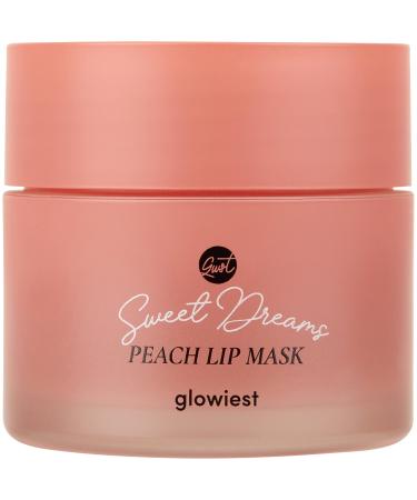 glowiest  Sweet Dreams Lip Mask: Nourishing  Plumping and Hydrating Lip Sleeping Mask | Hyaluronic Acids+Vitamin C+Shea Butter+Antioxidants | Peach