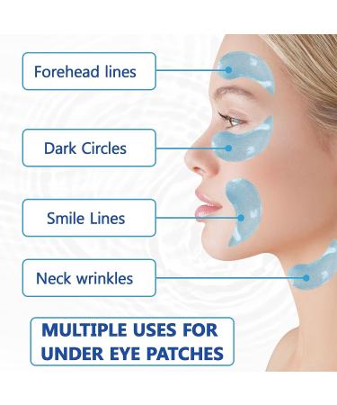 60PCS Hyaluronic Acid Under Eye Patches for Dark Circles & Puffiness | Collagen Eye Masks for Anti-Aging, Wrinkles & Fine Lines Treatment | Reduce Under Eye Bags & Puffy Eyes - Buy Online on GoSupps.com