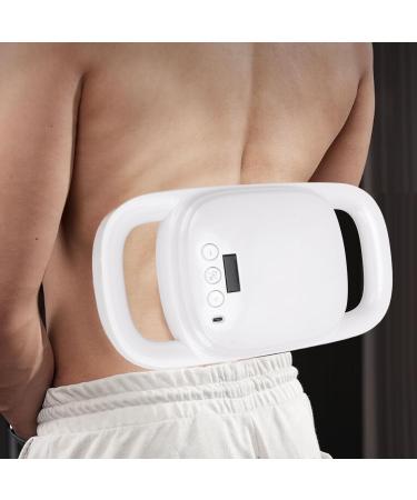 4-Head Deep Tissue Massage Gun | Handheld Electric Muscle Massager for Pain Relief | 5 Gears 2 Modes Wireless Quiet - White - Buy Online on GoSupps.com