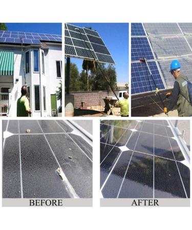 Photovoltaic Panel Cleaning Window Clean 3-12M Water Fed Telescopic Brush Extendable Cleaner Conservatory Roof Cleaning Tools 5M Rod 30Cm Brush Head - Buy Online on GoSupps.com