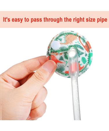 24 Pack Dinosaur Cotton Pads for Feeding Support - G Shape Button Covers for Nursing Care - Buy Online on GoSupps.com